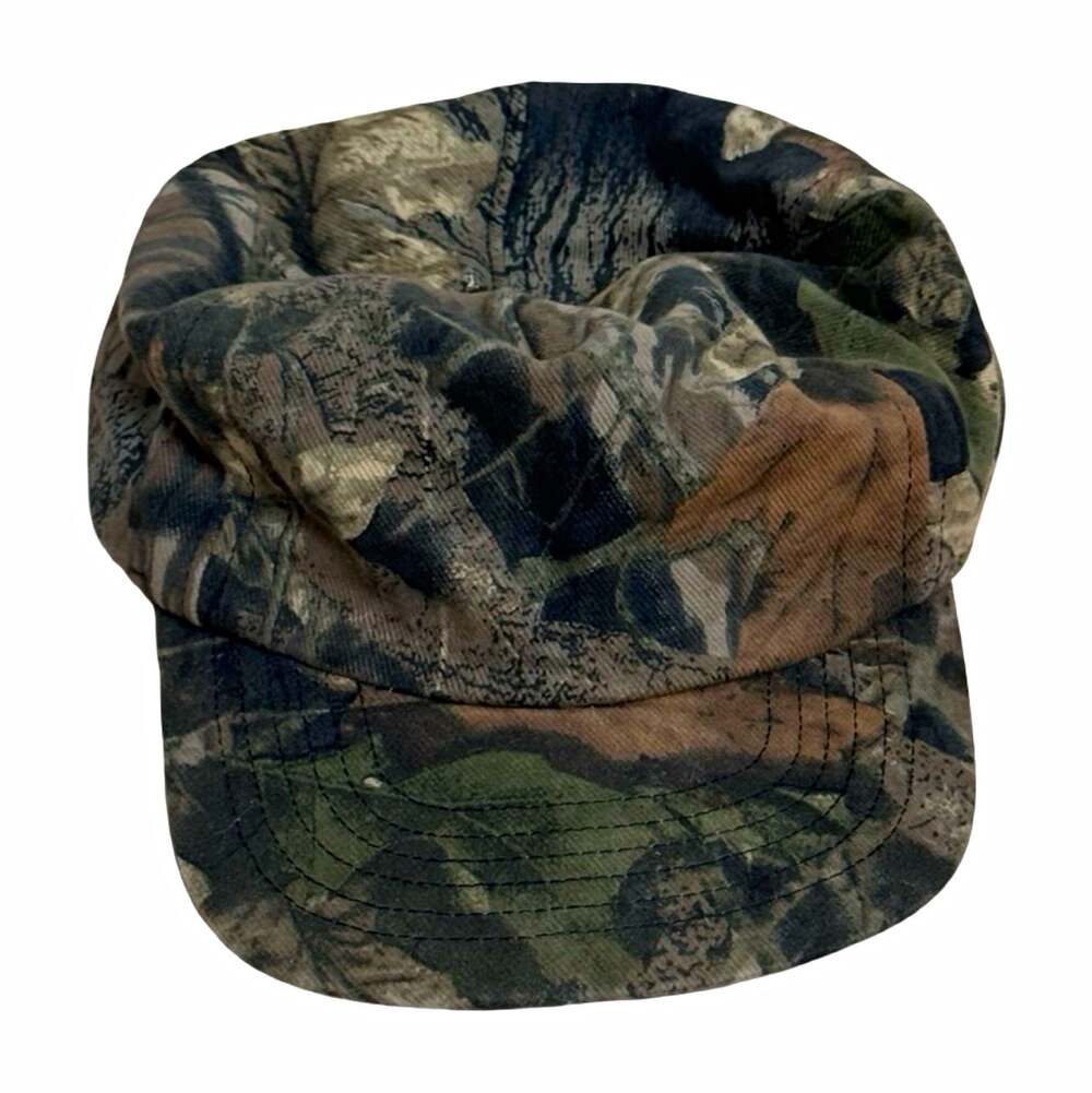 Vintage Camouflage Multicolor Ball Cap Hat Adjustable Mesh Back Cotton One Size